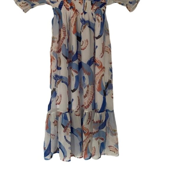 MEETRENDI, Dress with printed design, short sleeves, polyester for women, size S - Picture 5 of 7